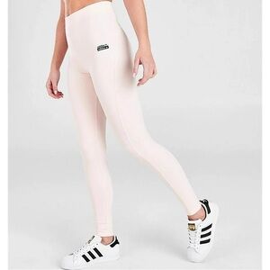 NWT Adidas Orginals Women's City Lights Pink Leggings Logo Pull On Size S